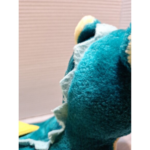 Vintage Dakin Fun Farm 1987 Dragon Plush Stuffed animal toy Turquoise Yellow - Picture 5 of 12